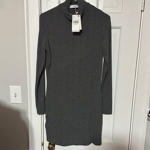 MNG GRAY SWEATER DRESS SIZE MEDIUM